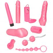 Candy Toy Set Seksilelujen 9-osainen Aloituspakkaus