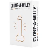 Clone-a-Willy Plus Balls Tee-se-itse Dildo Kiveksillä