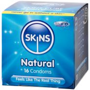 Skins Natural Kondomit 16 kpl