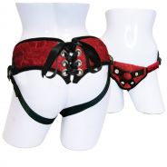 Sportsheets Red Lace Corsette Strap-on Valjaat