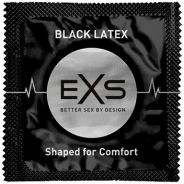 EXS Black Latex Kondomit 12 kpl
