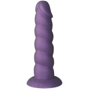 Baseks Swirly Violetti Silikonidildo 17,5 cm