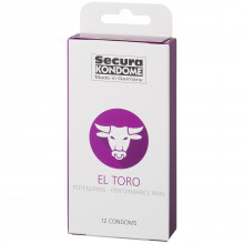 Secura El Toro Kondomit 12 kpl  90