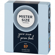 Mister Size PureFeel Kondomit 3 kpl  1