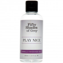 Fifty Shades Of Grey Play Nice Vaniljan Tuoksuinen Hierontaöljy 90 ml tuotekuva 1