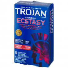 Trojan Double Ecstasy Kondomit 10 kpl