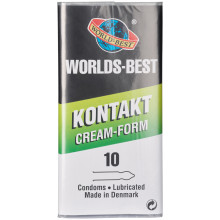 Worlds-Best Kontakt Cream-Form kondomit 10 kpl Tuotekuva 1
