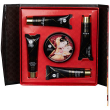 Shunga Geisha's Secrets Collection Sparkling Strawberry Wine Intiimihierontasetti Tuotekuva 1