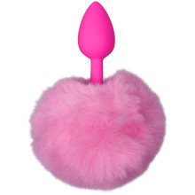 Baseks Pink Furry Bunny Anustappi Hännällä Tuotekuva 1