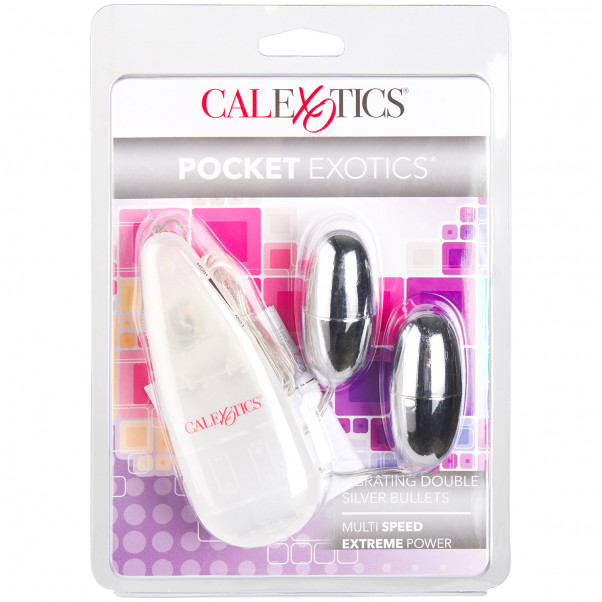 CalExotics Kauko-ohjattava Tuplabullet-vibraattori kuva tuotepakkauksesta 91