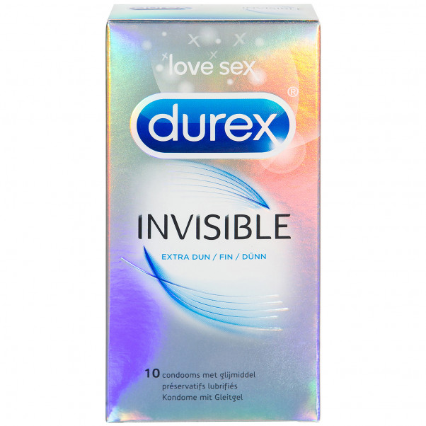 Durex Invisible Extra Ohuet Kondomit 10 kpl  1