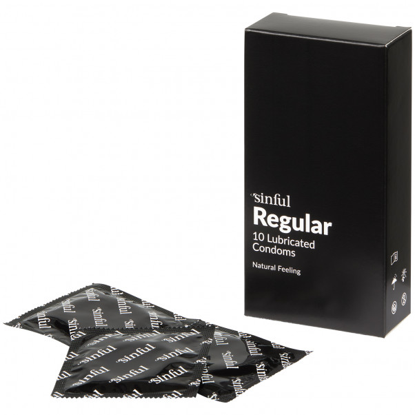 Sinful Regular Kondomit 10 kpl  1