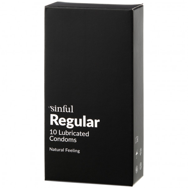 Sinful Regular Kondomit 10 kpl  90