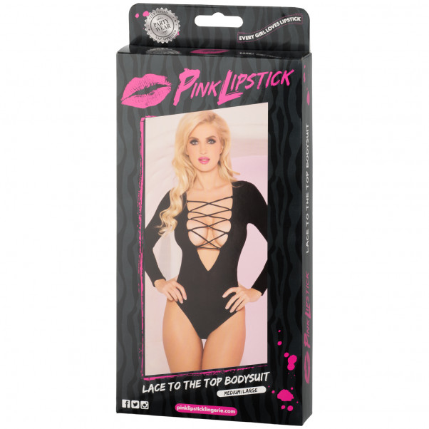 Pink Lipstick To The Top Bodystocking Pack 90
