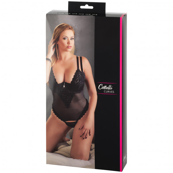 Cottelli Bodystocking med Half-Cup  Pack 90