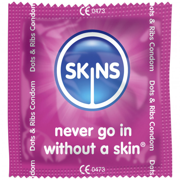 Skins Dots & Ribs Kondomit 16 kpl  2