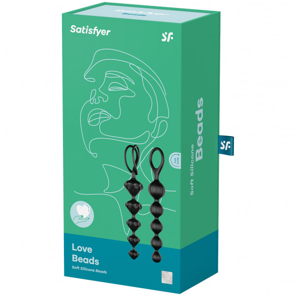 Satisfyer Love Beads Anaalihelmet 2 kpl kuva tuotepakkauksesta 90