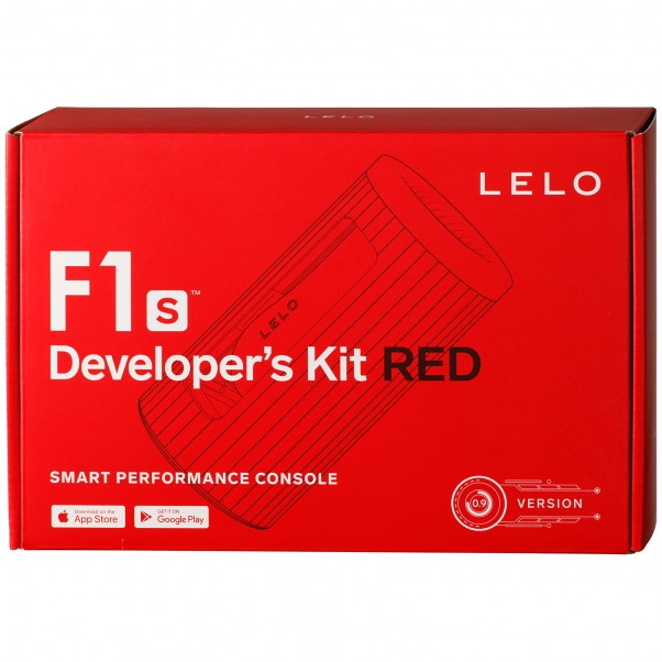 LELO F1s Developer's Kit RED Masturbaattori kuva tuotepakkauksesta 90