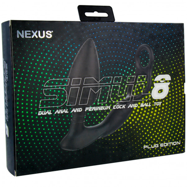 Nexus Stimul8 Värisevä Anustappi Penisrenkaalla  3