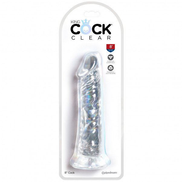 King Cock Clear Dildo 20 cm  100