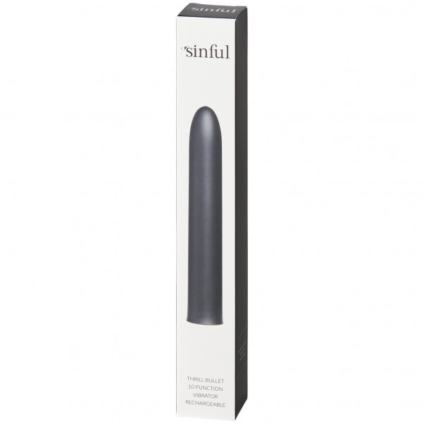 Sinful Thrill Bullet 10 Funktions Vibrator Opladelig Pack 90