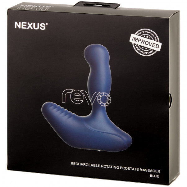 Nexus Revo Sininen Ladattava Eturauhasvibraattori kuva tuotepakkauksesta 90