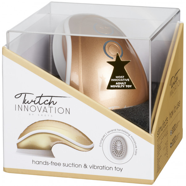 Shots Twitch Hands-Free Värisevä Klitorisstimulaattori kuva tuotepakkauksesta 90
