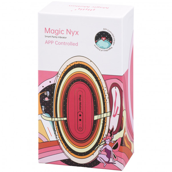 Magic Motion Nyx Sovelluksella Ohjattava Alushousuvibraattori Kuva tuotepakkauksesta 90