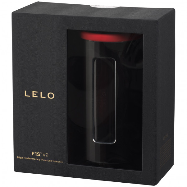 LELO F1S V2 Red Pleasure Console Masturbaattori Kuva tuotepakkauksesta 90