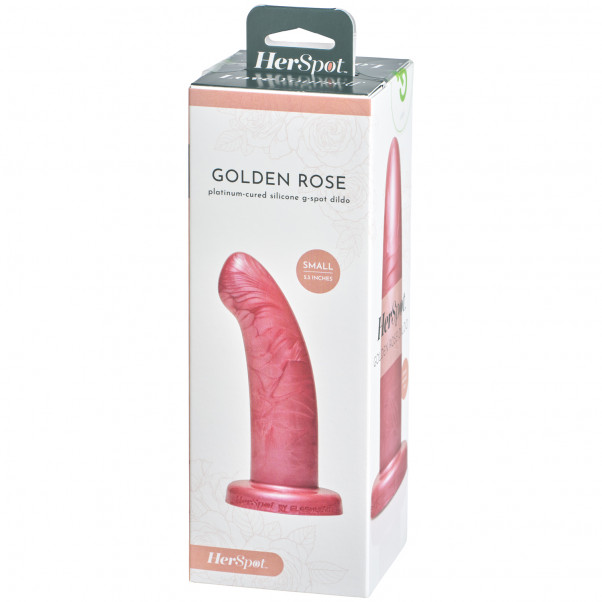 HerSpot Golden Rose Pieni Dildo Kuva tuotepakkauksesta 90