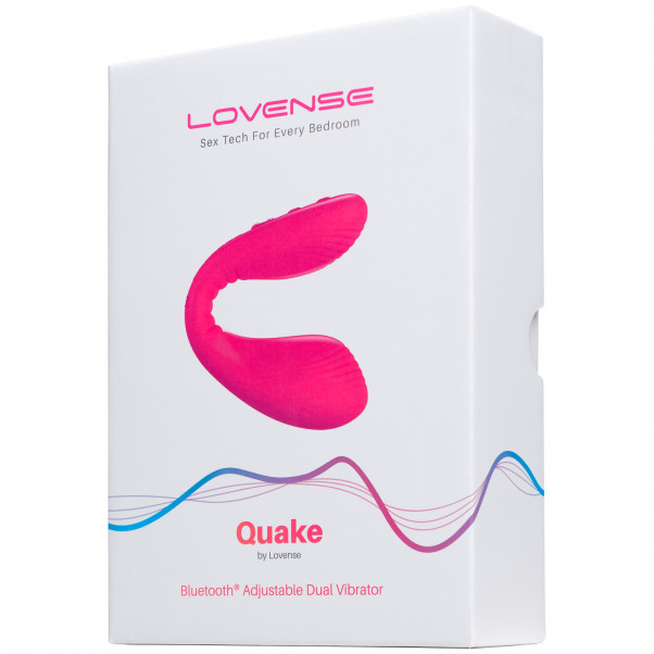 Lovense Quake Sovelluksella Ohjattava Tuplavibraattori Kuva tuotepakkauksesta 90