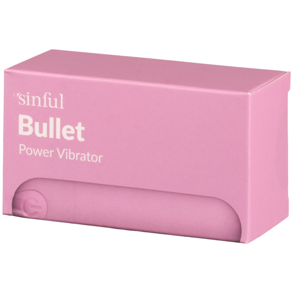 Sinful Playful Pink Ladattava Power Bullet Vibraattori Kuva tuotepakkauksesta 90