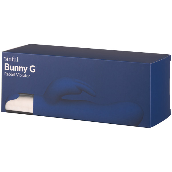 Sinful Business Blue Bunny G Ladattava Rabbit-vibraattori Kuva tuotepakkauksesta 90