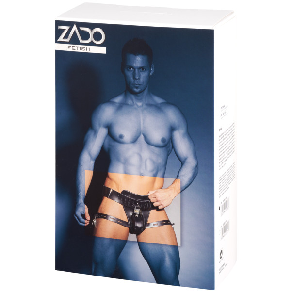 Zado Leather Siveysvyö Riippulukoilla Kuva tuotepakkauksesta 90