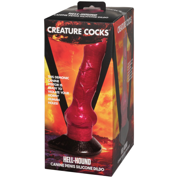 Creature Cocks Hell-Hound Canine Penis Silikonidildo 20,5 cm Kuva tuotepakkauksesta 90