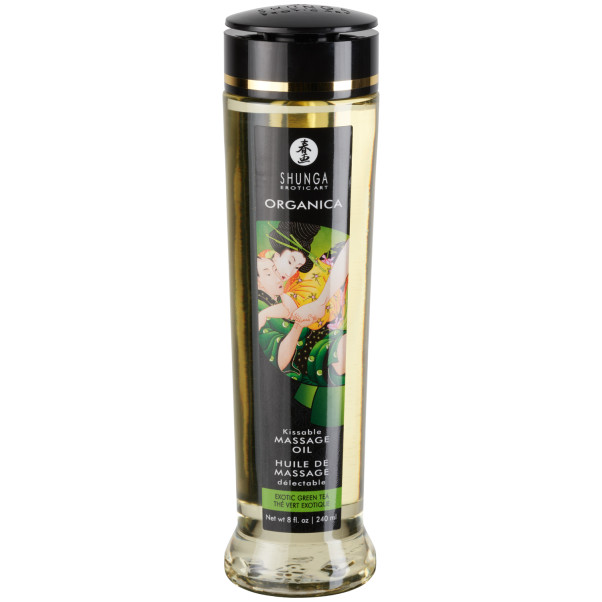 Shunga Organica Sensual Hierontaöljy 240 ml Kuva tuotepakkauksesta 91