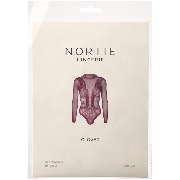 NORTIE Clover Viininpunainen Haaraton Body Kuva tuotepakkauksesta 90