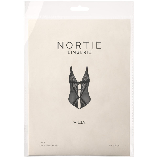 NORTIE Vilja Plus Size Haaraton Pitsinen Body Kuva tuotepakkauksesta 90