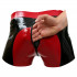 Mister B Saddle Rubber Shorts Red