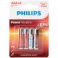 Philips LR03 AAA Alkaliparistot 4 kpl  1