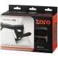 Perfect Fit Zoro Strap-on Harness Mustalla Dildolla kuva tuotepakkauksesta 90