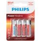 Philips LR06 AA Alkaliparistot 4 kpl